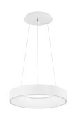 LED H&auml;ngeleuchte Wei&szlig; &Oslash; 38 cm dimmbar Ring warmwei&szlig; PERRY