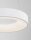 LED Hängeleuchte Weiß Ø 38 cm dimmbar Ring warmweiß PERRY