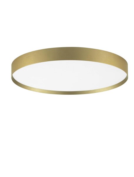 LED Deckenleuchte in Gold Ø 50 cm dimmbar rund CCT flach