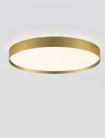 LED Deckenleuchte in Gold Ø 50 cm dimmbar rund CCT...