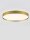 LED Deckenleuchte in Gold Ø 50 cm dimmbar rund CCT flach