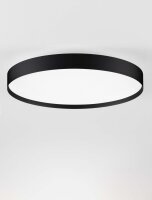 LED Deckenlampe Schwarz Ø 50 cm dimmbar rund CCT...