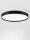 LED Deckenlampe Schwarz Ø 50 cm dimmbar rund CCT PORTER