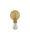 Wandleuchte in Gold 15,5 cm hoch E27 Metall POSEY Modern