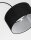 Stehlampe Schwarz 180 cm E27 schwenkbar Stoffschirm QUINCY