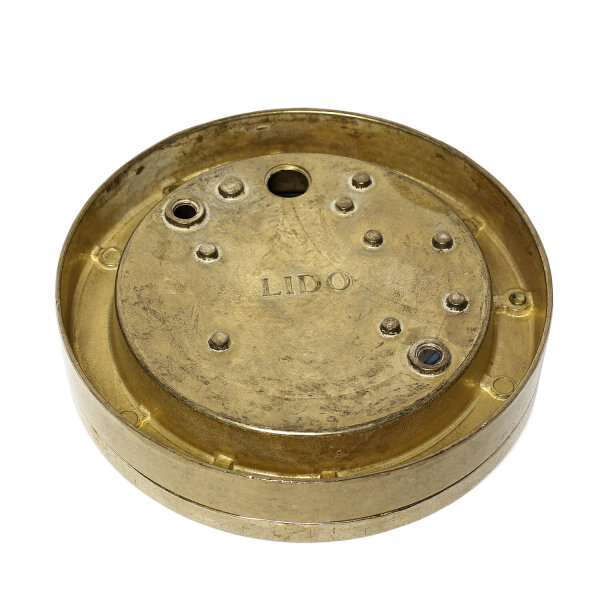 Messing Wandlampe rund IP64 Maritim Außenbereich