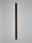 LED Wandlampe Up Down 120 cm breit Schwarz Minimalistisch