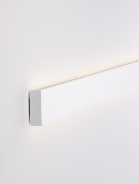 LED Wandleuchte Minimalistisch Weiß 90 cm breit Up Down