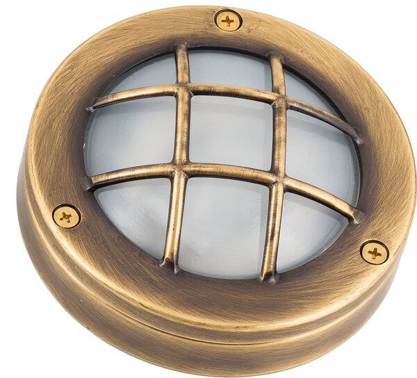 LI437 GX53 BRASS ANTIQUE - 106926 - Außen-Wandleuchte GX53