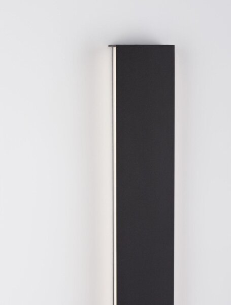 LED Wandleuchte Schwarz 60 cm breit Minimalistisch Up Down