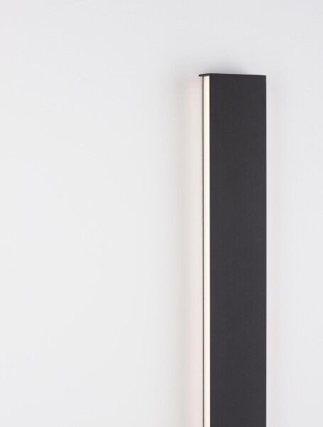 LED Wandleuchte Schwarz 60 cm breit Minimalistisch Up Down