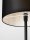 Moderne Stehlampe Schwarz E27 165 cm Stoff Fußschalter