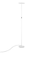 LED Stehlampe 181 cm Weiß dimmbar schwenkbar...