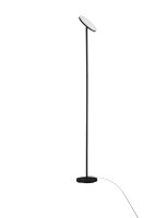 LED Stehleuchte Schwarz 181 cm dimmbar schwenkbar warmwei&szlig;