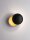 LED Wandlampe 20 cm breit in Gold Schwarz warmweiß RILEY