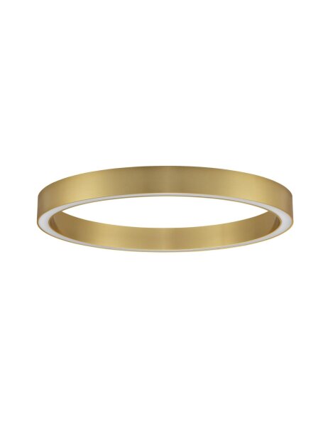 LED Deckenlampe Ring 80 cm lang in Bronze dimmbar warmweiß