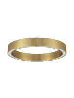 LED Deckenleuchte in Bronze 60 cm lang dimmbar Ring warmwei&szlig;