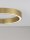 LED Deckenleuchte in Bronze 60 cm lang dimmbar Ring warmweiß