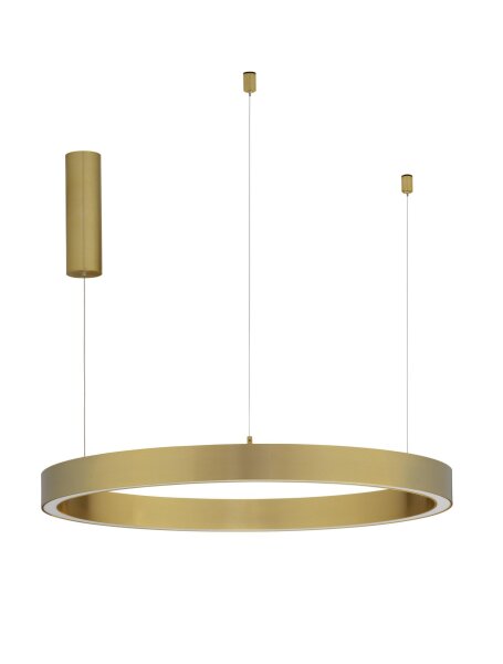 LED Kronleuchter Ø 80 cm dimmbar in Bronze höhenverstellbar