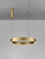 LED Pendelleuchte Ring in Bronze Ø 60 cm dimmbar...