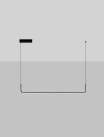 LED Pendelleuchte 101 cm lang Schwarz höhenverstellbar