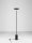 LED Stehleuchte Schwarz 135 cm warmweiß RUBY Aluminium