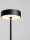 LED Stehleuchte Schwarz 135 cm warmweiß RUBY Aluminium