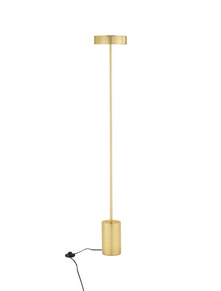 LED Stehlampe in Gold 135 cm warmweiß RUBY Aluminium Modern