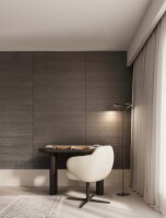 LED Stehlampe Schwarz 168 cm Touch Dimmer warmweiß...