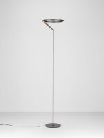 LED Stehleuchte in Nickel 168 cm Touch Dimmer Design AMITY