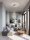 LED Deckenlampe Up Down Ø 60 cm in Nickel dimmbar CCT