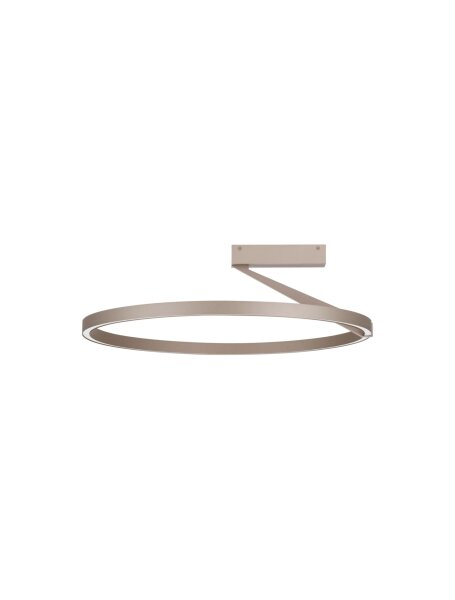 LED Deckenleuchte Braun Ring Ø 60 cm dimmbar Up Down CCT