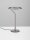 LED Tischlampe in Nickel 38 cm Touch Dimmer Farbwechsel