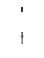 LED H&auml;ngeleuchte Schwarz &Oslash; 12 cm dimmbar h&ouml;henverstellbar