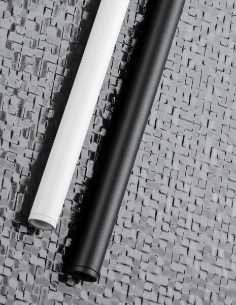 Schmale LED Pendelleuchte Ø 2,5 cm Schwarz höhenverstellbar
