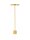 LED Stehlampe 136 cm in Gold warmweiß SHASTA Aluminium
