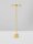 LED Stehlampe 136 cm in Gold warmweiß SHASTA Aluminium