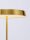 LED Stehlampe 136 cm in Gold warmweiß SHASTA Aluminium