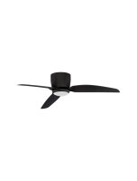 LED Deckenlampe Schwarz &Oslash; 100 cm Fernbedienung warmwei&szlig;
