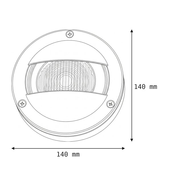 Wandlampe Messing IP64 rund Außenbereich Maritim