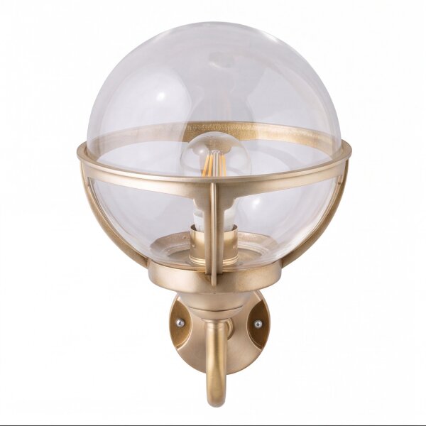 Außenwandleuchte Vintage Messing IP43 Haus Terrasse