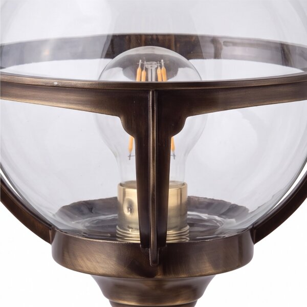 Elegante Wandleuchte Messing Vintage Hof ALONNISOS