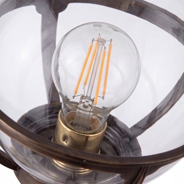 Elegante Wandleuchte Messing Vintage Hof ALONNISOS