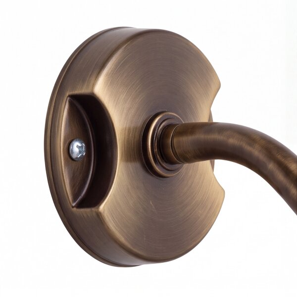 Elegante Wandleuchte Messing Vintage Hof ALONNISOS