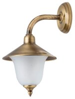 Wandlampe Au&szlig;en Messing Rustikal Antik Haus Hof