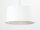 Pendelleuchte Weiß Beige Stoff Esszimmer Lampe