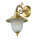 Messing Wandlampe Rustikal elegant H:28cm ANDROS