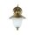 Außenwandlampe Messing Glas Haus Hof Rustikal