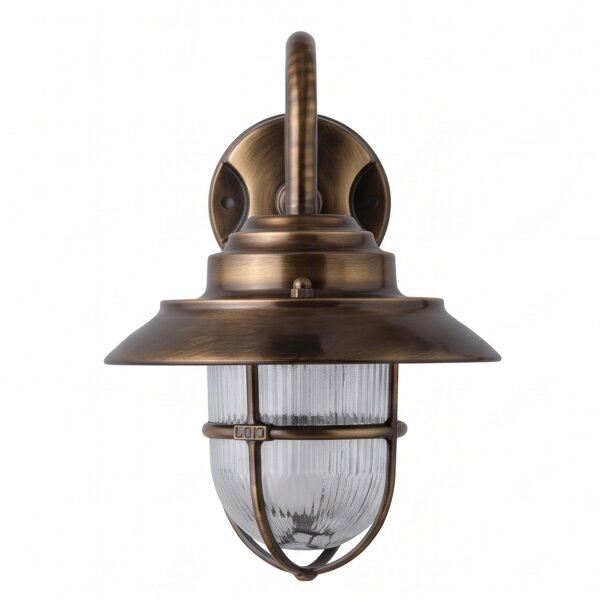 Messing Wandlampe IP64 Maritim außen wetterfest