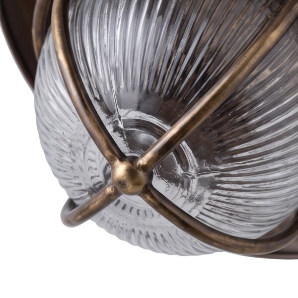 Messing Wandlampe IP64 Maritim außen wetterfest